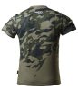 Póló terepmintás, olíva, 100% pamut, 180g/m2,XL