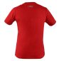 Póló, piros, 100% pamut, 180g/m2, XXL