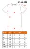Póló, piros, 100% pamut, 180g/m2, XXXL