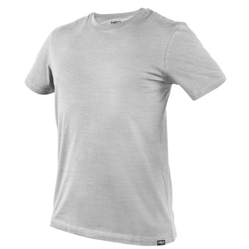 Póló comfort, szürke, 90% pamut, s