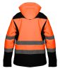 Láthatósági Munkadzseki, softshell, kapucnival, narancssárga,XXL