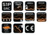 Női munkacipő, S1P SRC, fémmentes, 39, CE