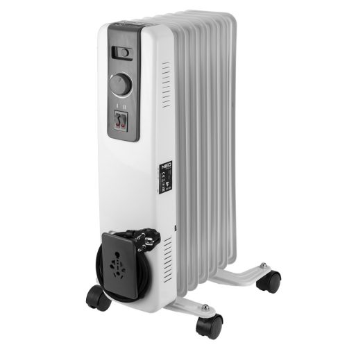 Olajradiátor, 7 bordás, 2 fokozatú, 900/1500W