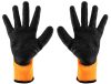Munkakesztyű, hőszigetelt, latex bevonatú poliészter, 2242X, 10-es méret