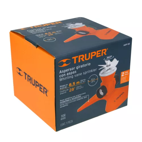 Truper talpas locsoló, fém /ASP-50/
