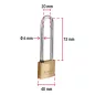 Hermex lakat 40mm, nagy füllel /CL-40XL/