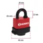 Hermex lakat 40mm, PVC burkolat /CMR-40/