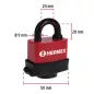 Hermex lakat 50mm, PVC burkolat /CMR-50/