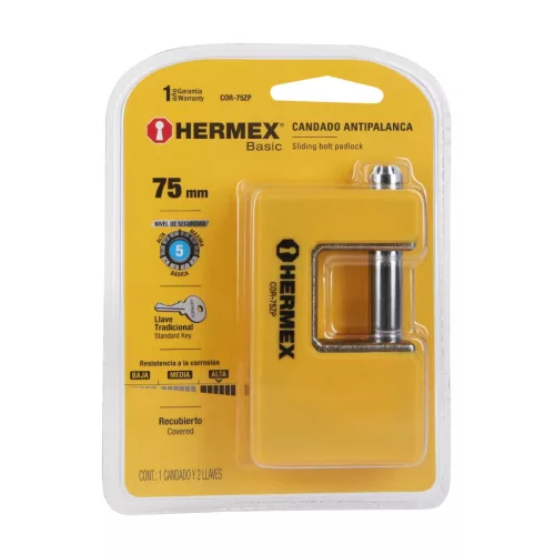 Hermex U alakú lakat 75mm /COR-75ZP/