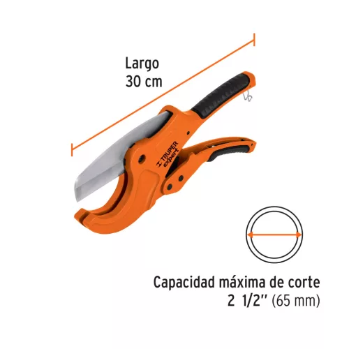 Truper PVC csővágó max. 65mm vágás kapacitás /COT-PVC-X/