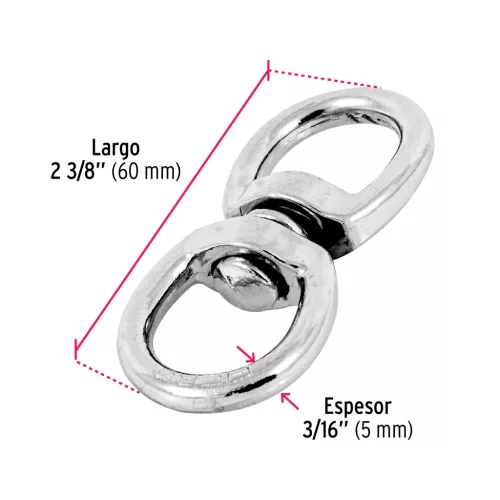 Fiero karabiner 6cm /DESZ-3/16/