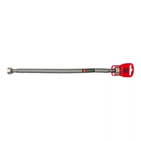   ERMETIQ flexibilis bekötőcső vízhez inoxal 1/2-3/8" 50cm BB /ER-RD338-50/