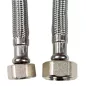   ERMETIQ flexibilis bekötőcső vízhez inoxal 1/2-3/8" 50cm BB /ER-RD338-50/