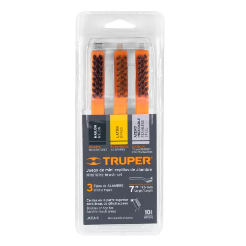 Truper drótkefe készlet /JCEA-3/