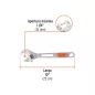 Truper állítható villáskulcs 0-32mm /PET-10X/
