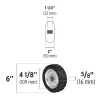 Pretul tömör kerék 152mm /RD-62/