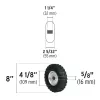 Pretul tömör kerék 203mm /RD-82/