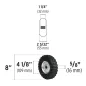 Pretul tömör kerék 203mm /RD-82/