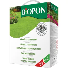 Biopon Gyepműtrágya (gyomok stop) 3 kg/150 m2