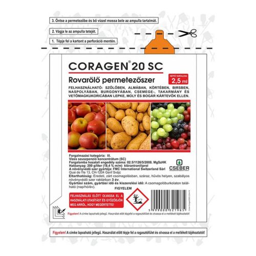 Coragen 20 SC 2,5 ml ampullás