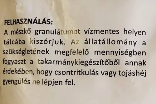 Futor takarmánymész, 5 kg