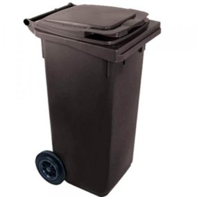 Háztartási kuka 120 L szürke (kerekes)