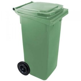 Háztartási kuka 120 L zöld (kerekes)